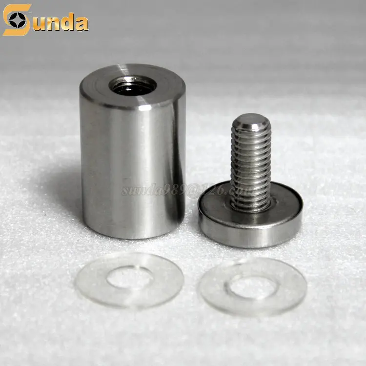 Stainless Steel Standoff Screws Wall Sign Standoff Mounting Hardware Advertising Glass Standoff Nail for Hanging Acrylic Picture