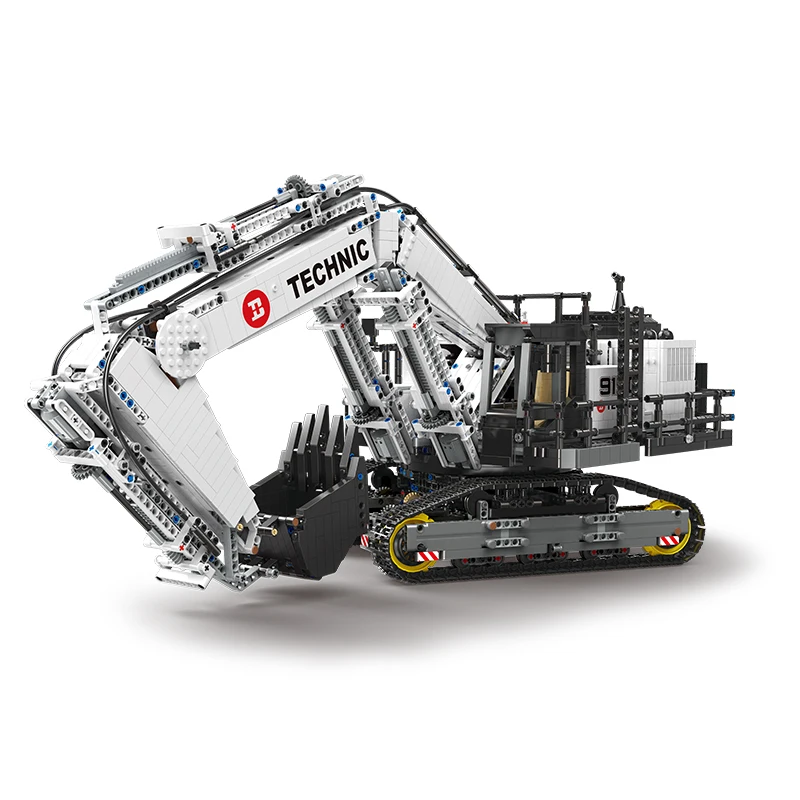 XQ TOYS GC004 Technicical Motorized Car Compatible With 42100 Liebherrs R 9800 Excavator Building Blocks Bricks Toys Christmas