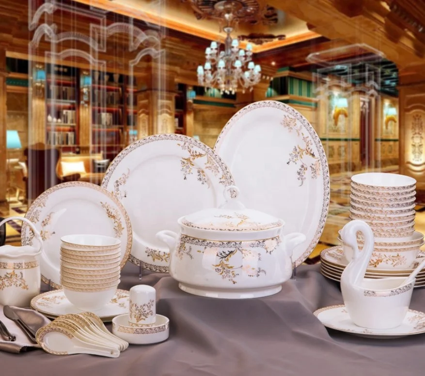 bone china dinnerware wholesale market dinnerware sets dinner set luxury tableware restaurant tableware