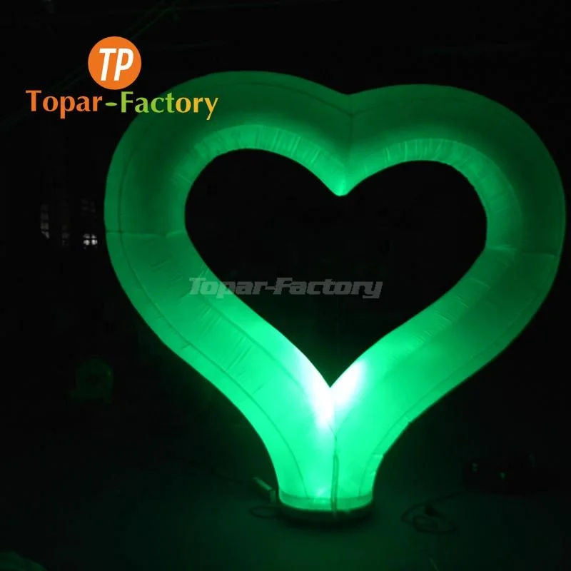 Hot Sale Model Custom-Made Inflatable Cartoon Mascot In Wedding Giant Large Inflatable Heart For Stage Decoration