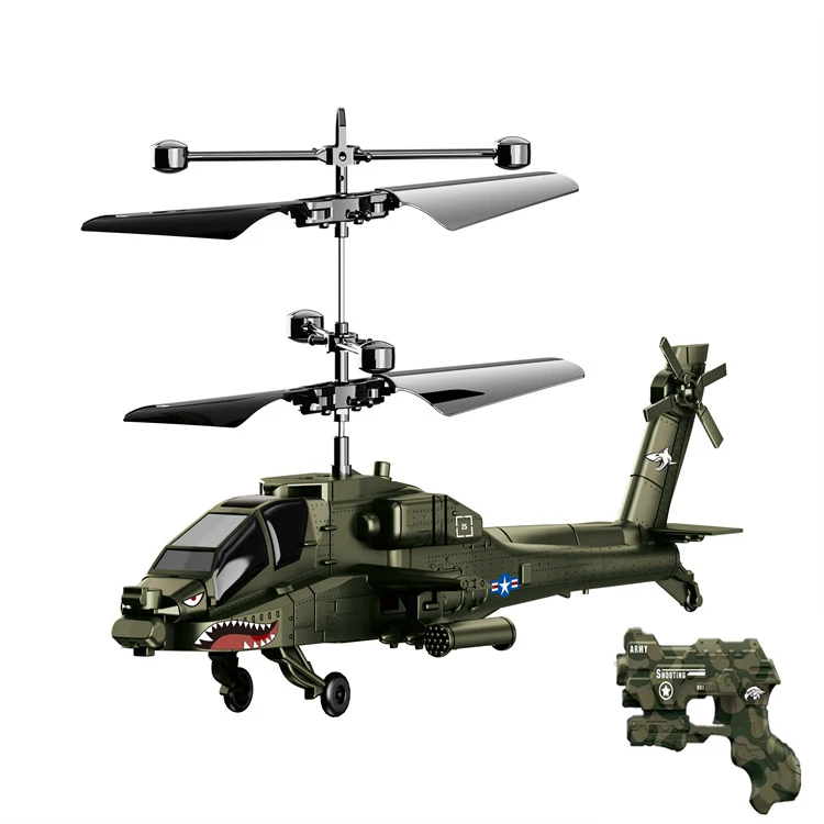 Longxi remote control Apache helicopter mini hand sensor rc infrared helicopters toy IR Gesture Sensing helicopter with control