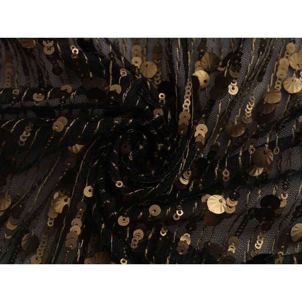 Factory Price Manufacturer Supplier 3d Net Purple White Sequins Embroidery Tulle French Wedding Lace Trim Fabric