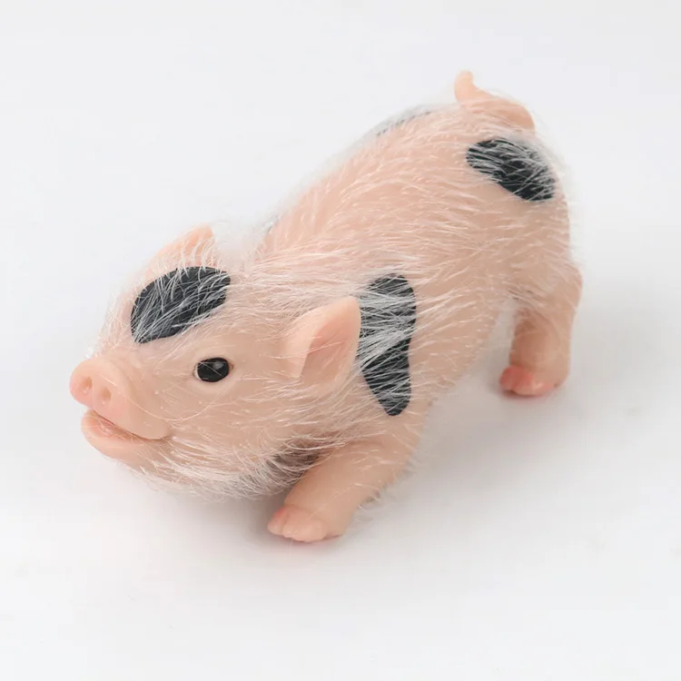 Cross border hot selling simulation silicone pig decompression toy, pinching and rebirth environmentally friendly cartoon silico