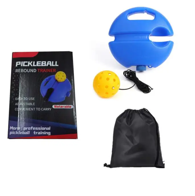 Solo pickle ball Trainer Rebound Ball with String, Portable pickleball Equipment for Kids Beginners