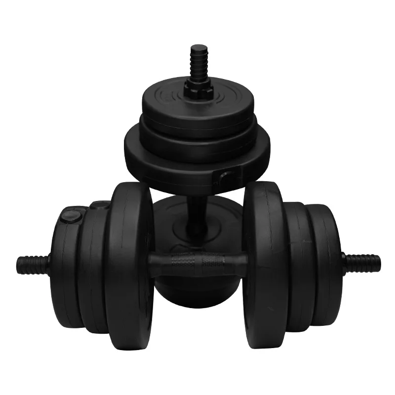 Wholesale Custom Logo 10-40KG Adjustable Dumbbell Set Unisex Fitness Equipment with Plastic Cement Dumbbell