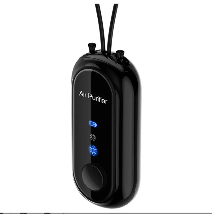 Wireless clip negative ion Anion freshener ions necklace sterilization usb Wearable Hanging Neck Type Anion Air Purifier
