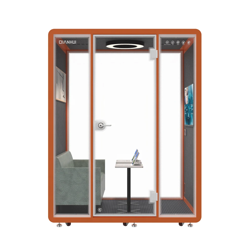 acoustic modern office working booth for meeting reception and group work soundproof office phone booth