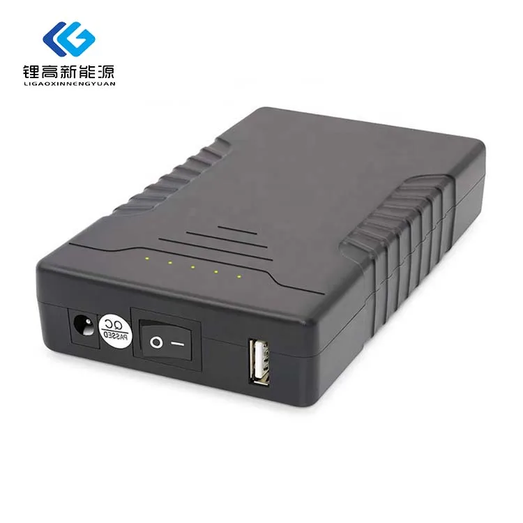 1 year warranty 5V 12000mAh Li-ion battery pack with BMS ABS case