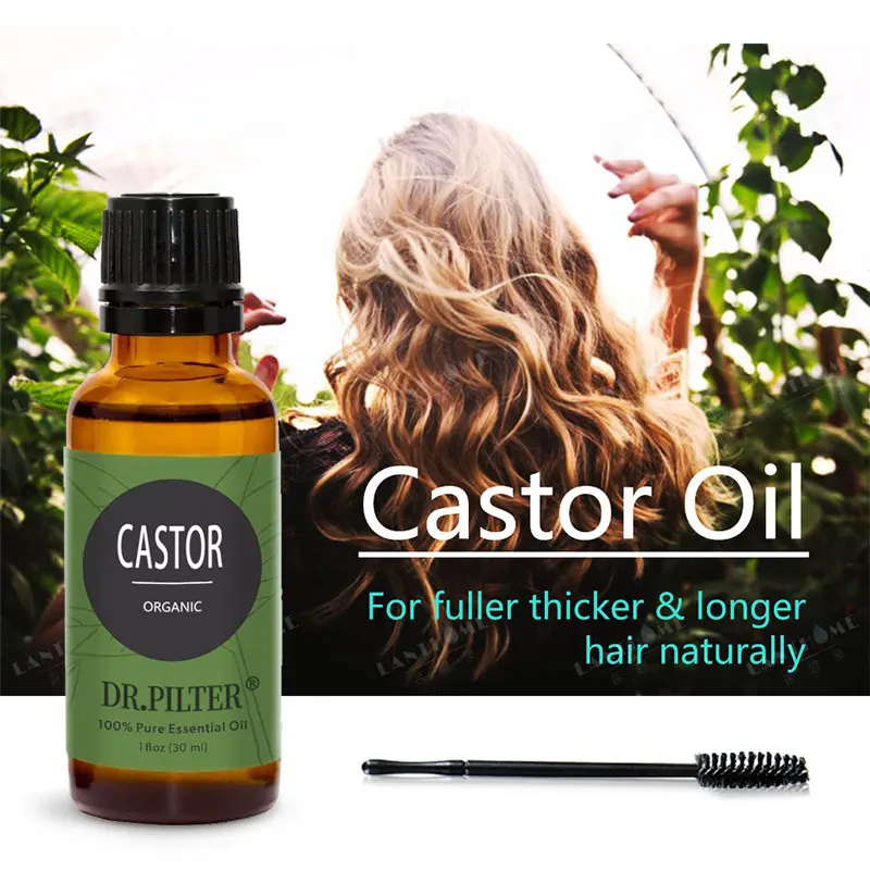 Private Label Organic  Eyelash Eyebrow Growth 10ml Castor Oil