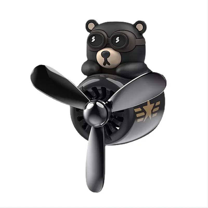 Hot Sale Cartoon Car Fragrance Air Freshener Automotive Air Outlet Fan Freshener for Decoration