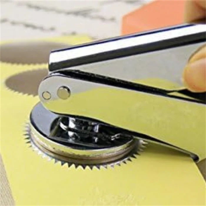 Manufacturer Round Brass Logo Part Business Gold Seal Stamp Embosser Seals Stamp Customized Seal Embosser