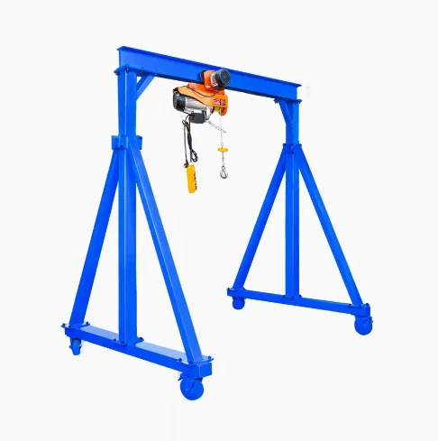 Good Quality With Low Price Mobile Gantry Cranes 1T-5T With Electric Hoist Or Hand Block