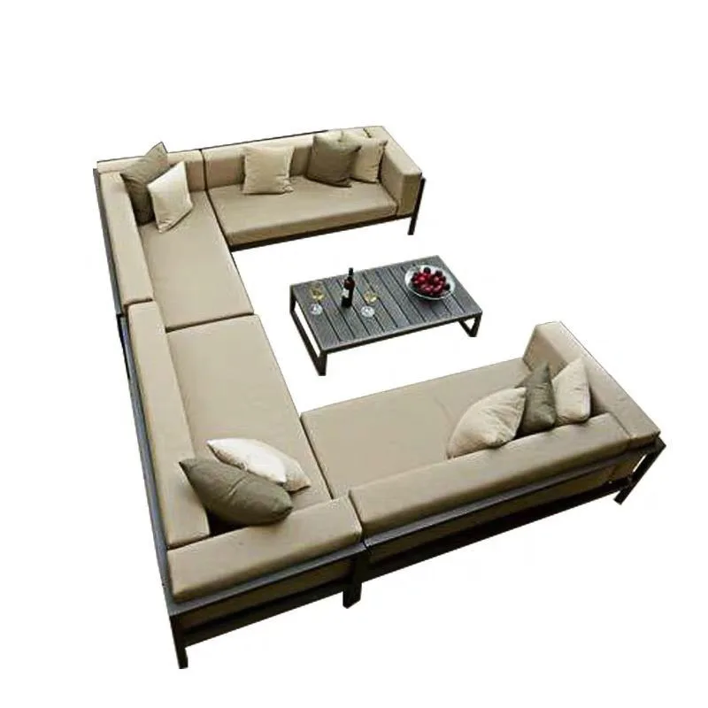 Nordic Outdoor Sofa Tea Selection Court Best Garden Living Room Outside Booth Terrace Aluminum Furniture