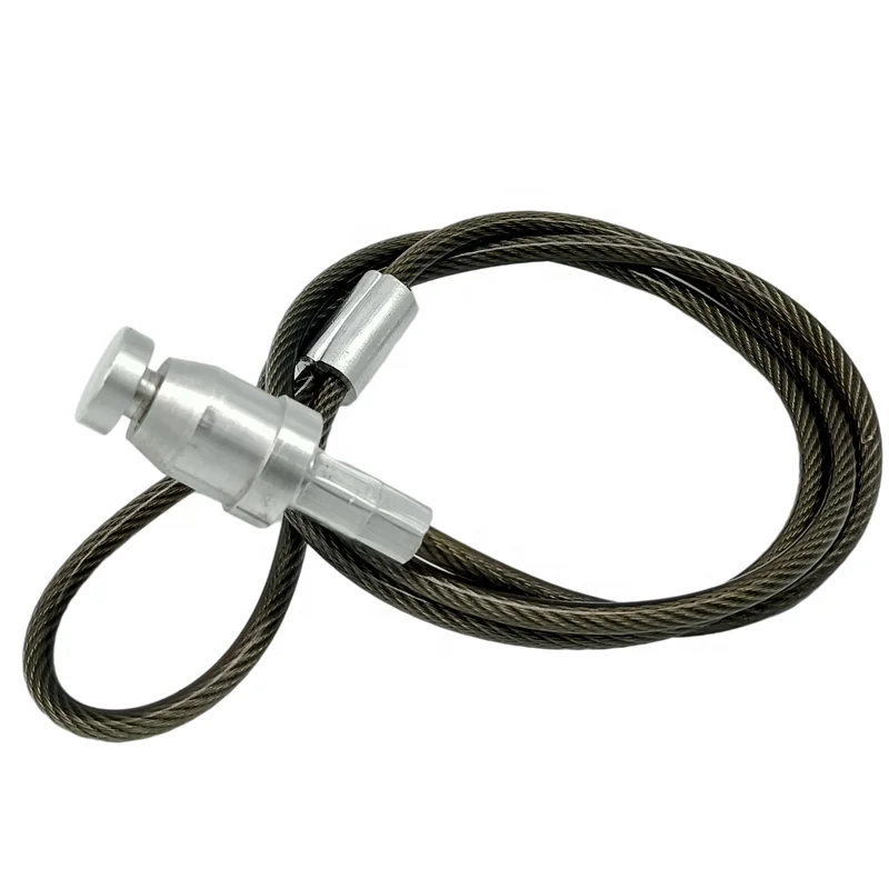 Factory Sale Grade Clip Cable Clamp Sling with Hook Clips Drop Forged Wire Rope Safe Anti-theft Safety Steel Free Cutting Steel