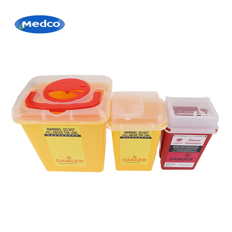 Лидер продаж медицинский острый контейнер для отходов объемом 1 л 3 5