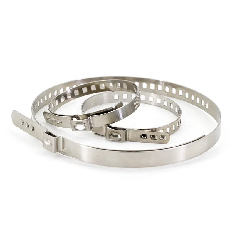 304SS Single Ear Hose Clamps Universal CV Boot Clamp For Driveshaft CV Boot Clips Auto Parts Axle CV Joint Boot Crimp Clamp