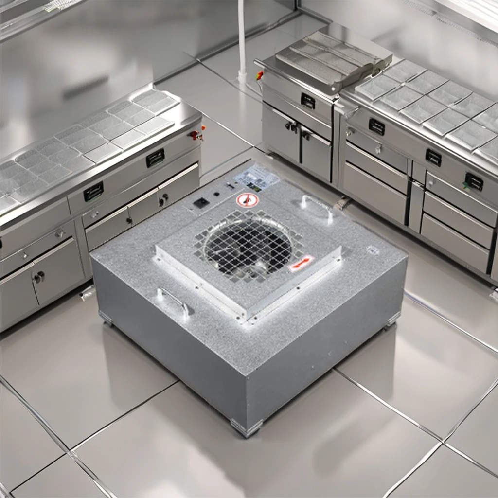 Clean room 3 stage laminar air flow group control ffu fan filter unit 2x2ft hepa 110 volts