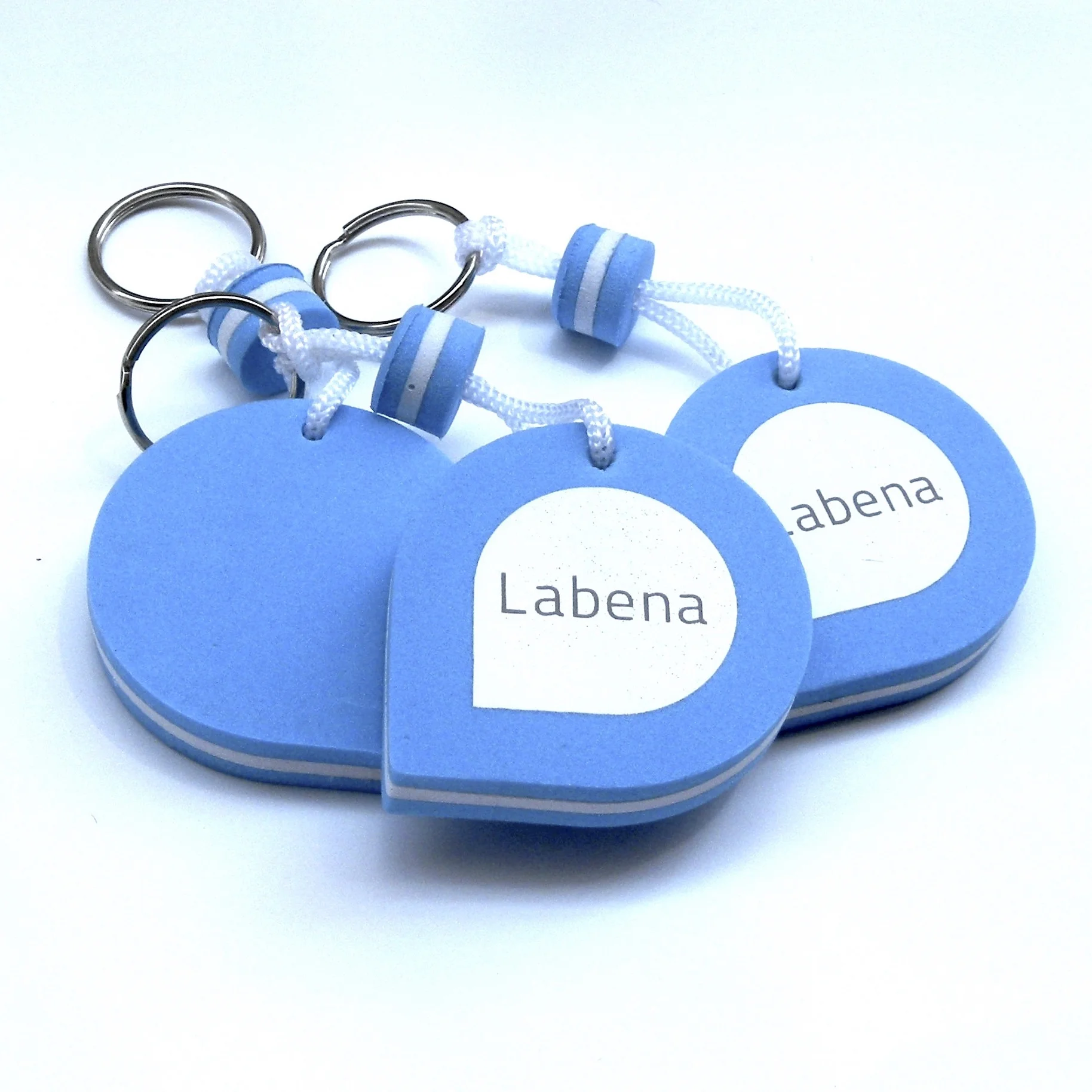 Custom made shape and logo Eva foam floating key chain , eva foam key tags , promotion floating key tag