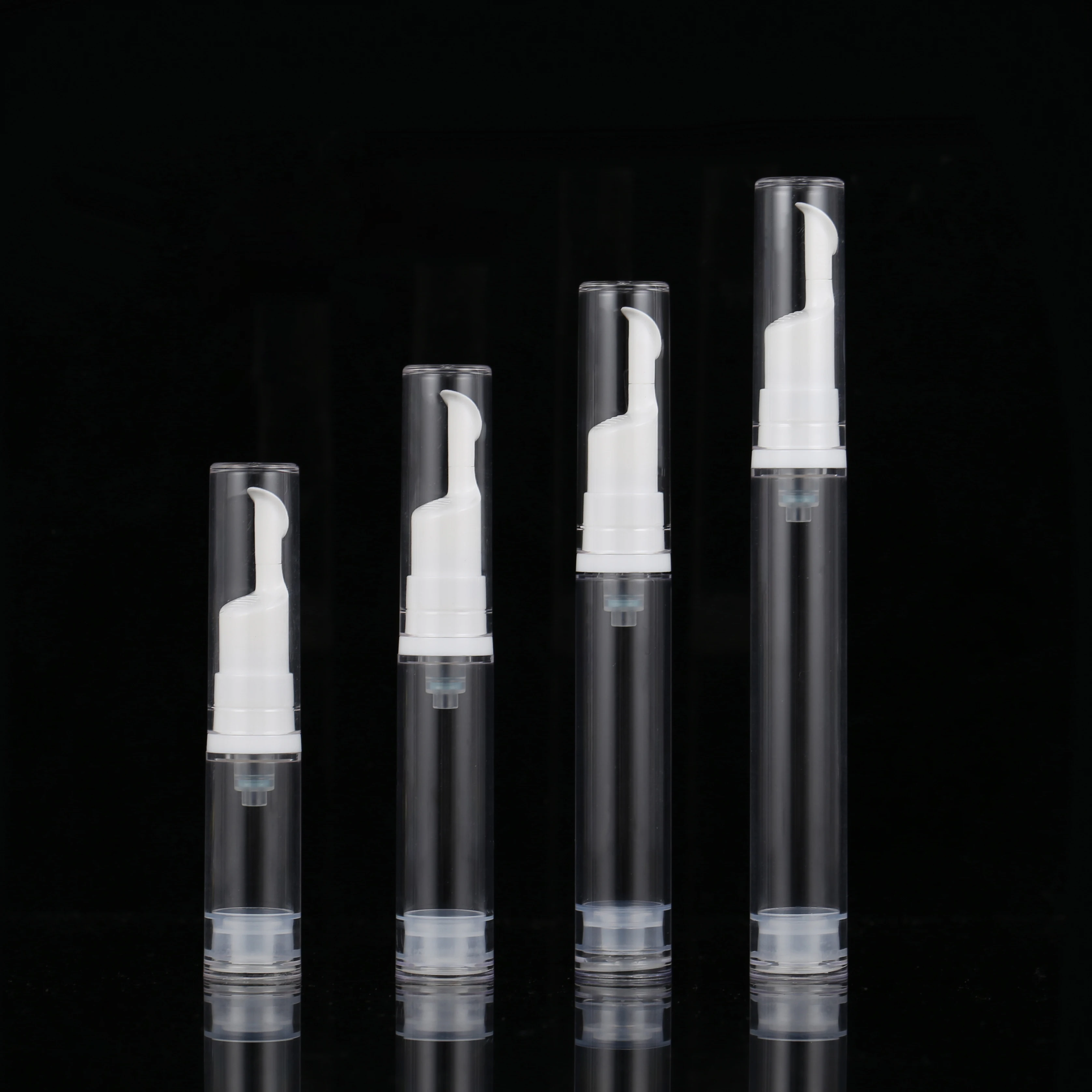 High Quality 5ml 10ml 12ml 15ml Clear Plastic As Airless Eye Serum Bottle Eye Cream Bottles