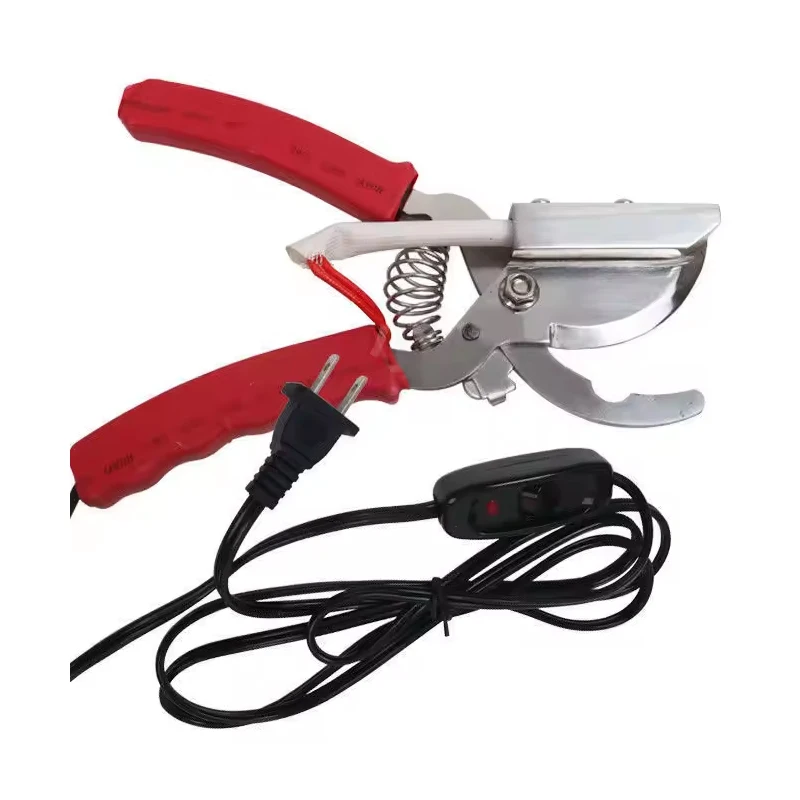 Электрическое Отопление свиньи заводская цена режущие плоскогубцы зажим красная ручка нержавеющая сталь бескровные ножницы