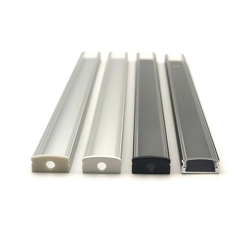 YG-1707 Linear Light Led Aluminum Profiles U Shape Channel Surface Mounted Led Strip Light Profiles Channel With Diffuser Cover