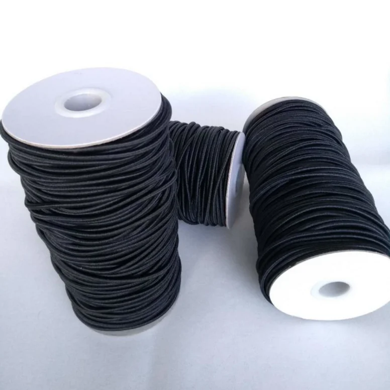 Factory Supplies Sufficient 2mm Round Elastic Cord WIth  Favorable Price