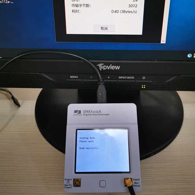 Набор коралловых карманных цифровых осциллографов ZYK DSO112A с питанием от батареи