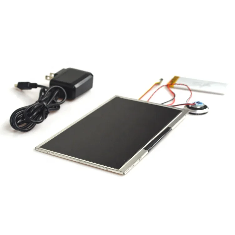 China factory thin 7 inch lcd tv screen panel main board tft ips video brochure module controller board