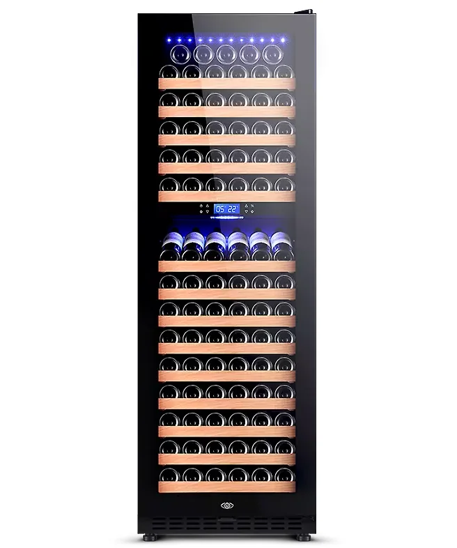 Odino Wine Cooler Wine Refrigerator Beverage Cooler with Double-Layer Tempered Glass Door 508L 168 bottle large capacity fridge