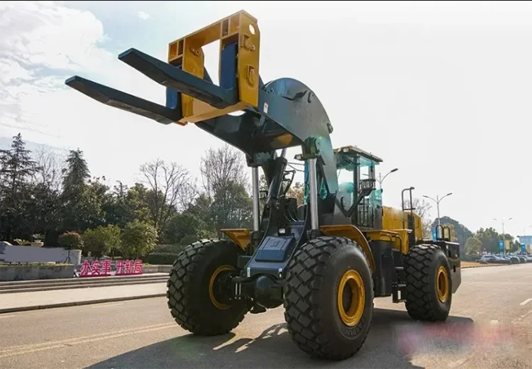 Chinese Famous Brand LW700KV-T33 Wheel Stone Forklift Front Loader 33 ton With Attachments