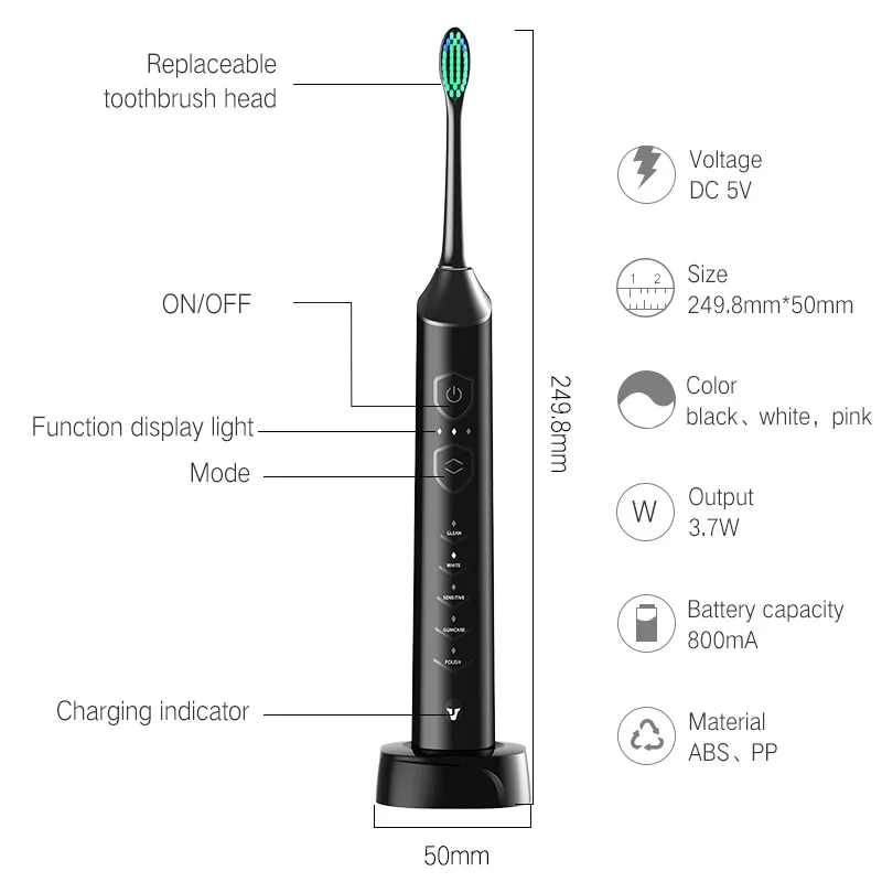Manufacturer new product 2024 sonic electric toothbrush