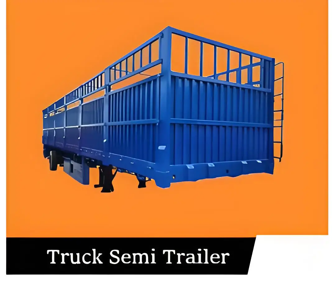 Three-Axle Truck with Grid Trailer 12r22.5 Tyre