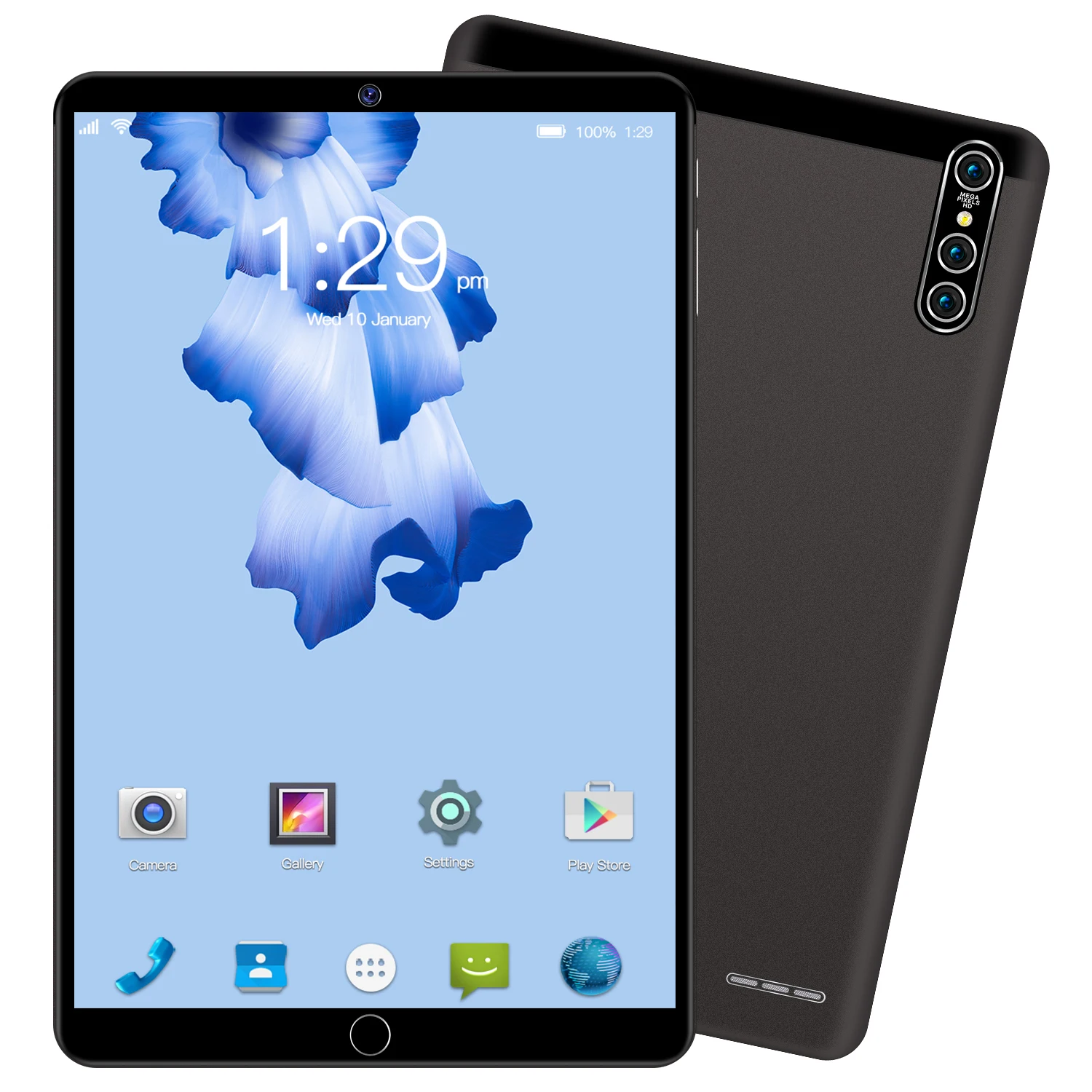 
10.1 Inch 8GB + 256GB 8mp+13mp Tablet Pc 4G Portable Android Gaming Tablets 