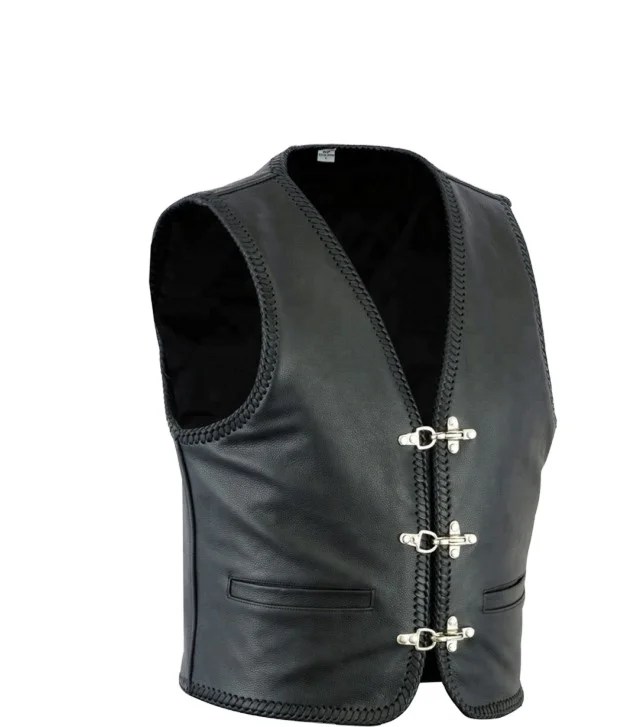 
2021 New Men Winter High Quality Washable Leather Waterproof & Wind Proof Vest 