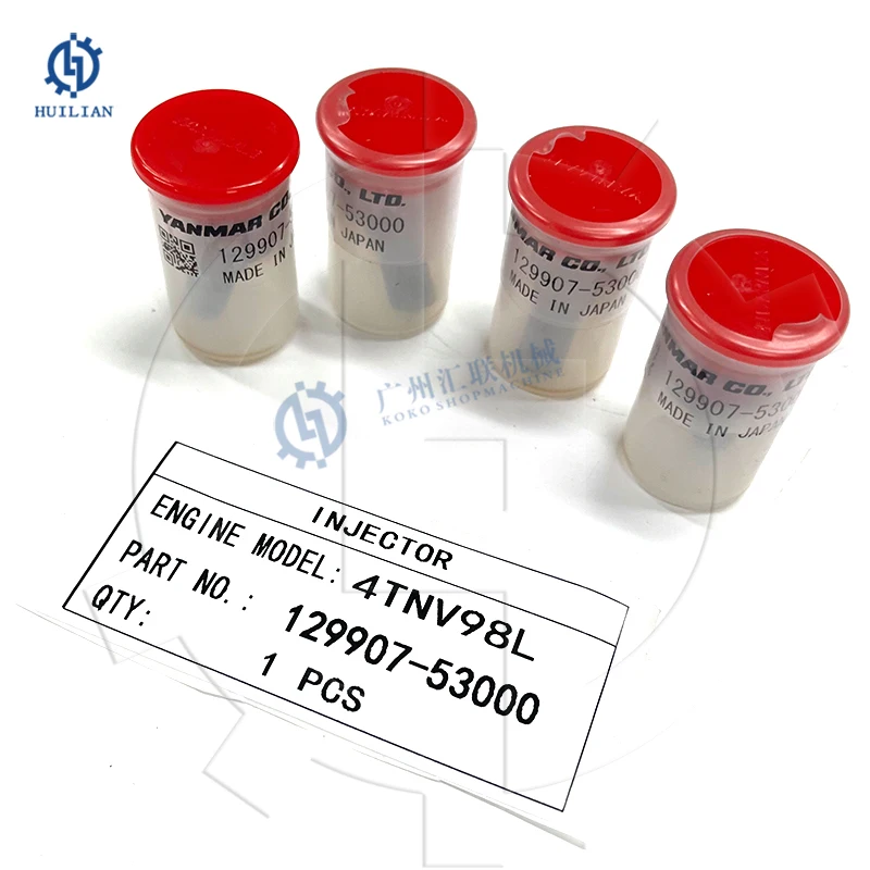 129907-53000 12990753000 Diesel Engine Injector 4TNV98L Fuel Injector for Yamma-r Excavator Engine Spare Parts