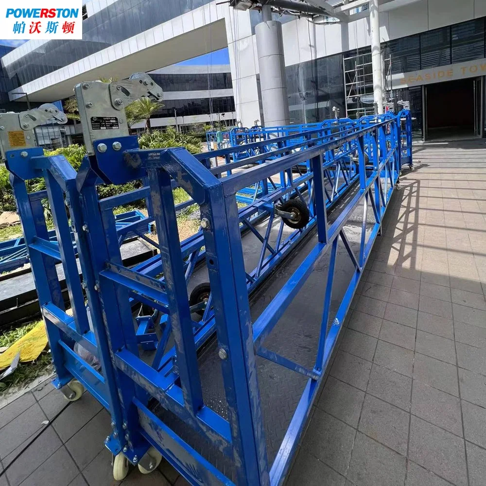 Curtain Wall Installation Building Maintenance Work Platforms ZLP630 ZLP800 Gondola Cradle