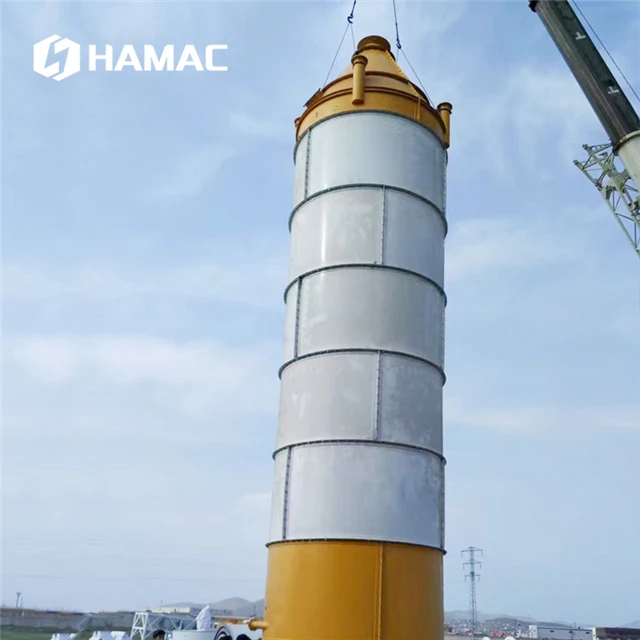 automatic mobile fly ash mineral lime powder additive cement storage tank bin silo