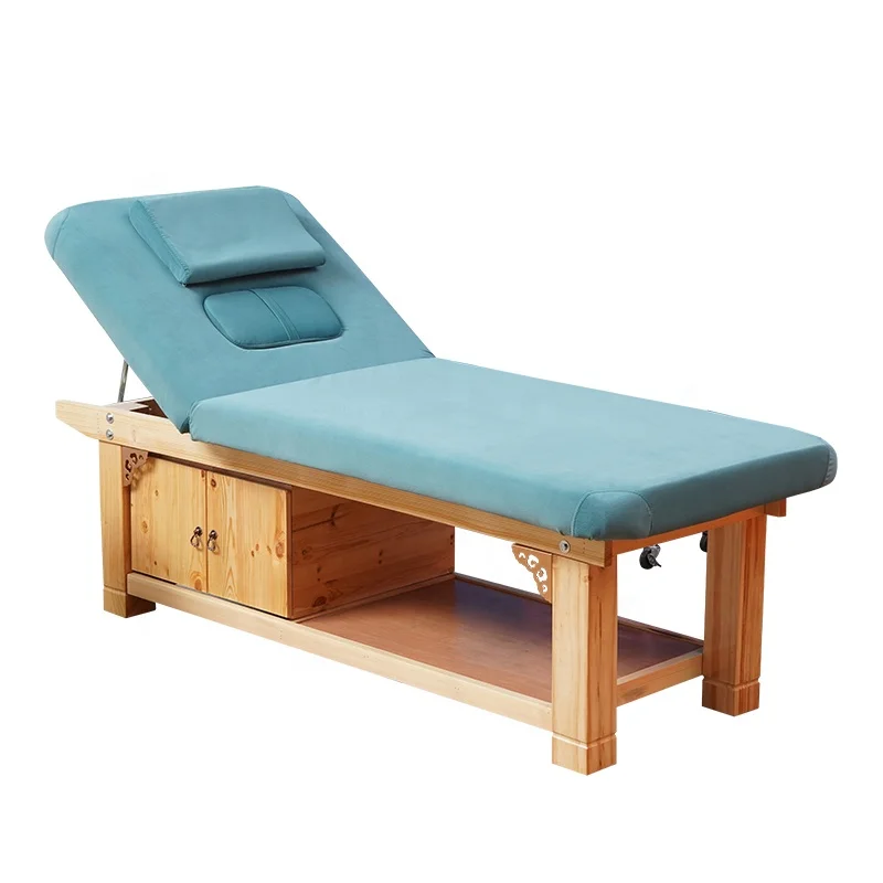 Great Foshan Factory Modern Cheap Comfortable Wooden Massage Beauty Bed For Sale