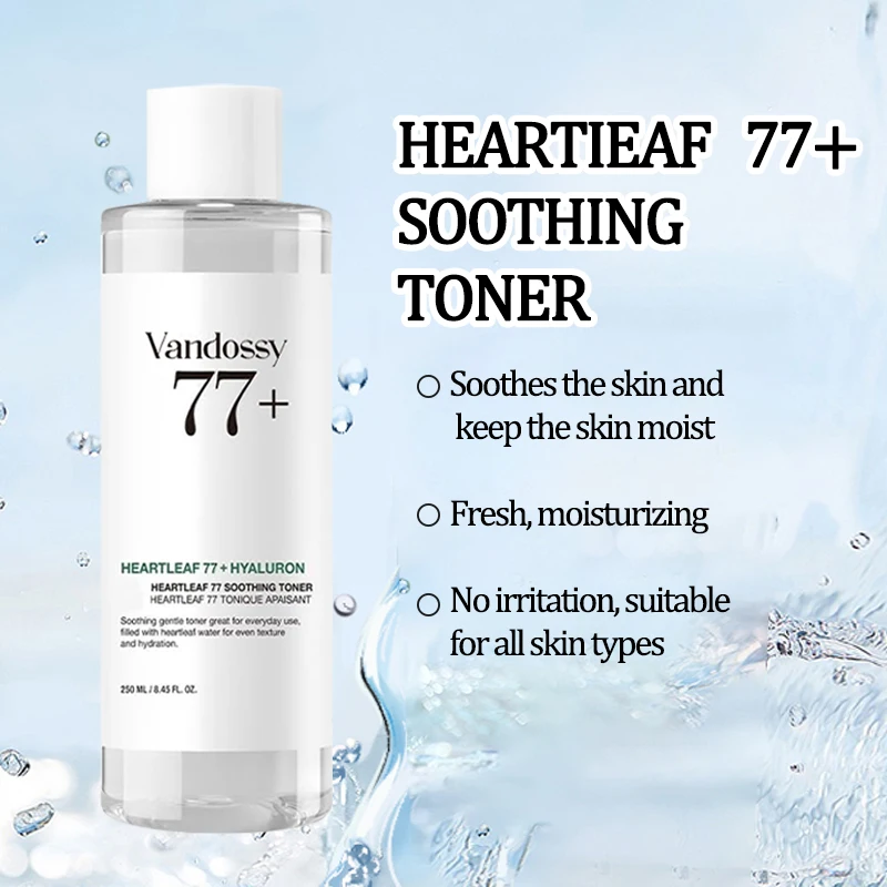 Private Label Heartleaf 77 Soothing Toner pH 5.5 Trouble Care Calming Skin Refreshing Hydrating Purifying Cruelty Free Vegan