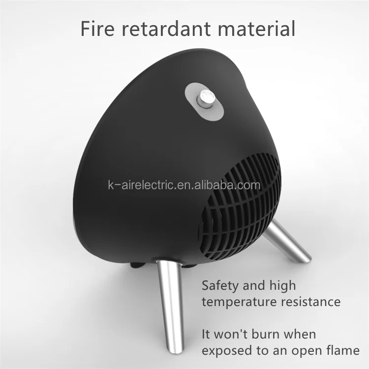 K-AIR New Heaters Fan 2S Fast Heating PTC Portable Carbon Fibre Infra red Electric Space Home infared Stand Heater and Cooler