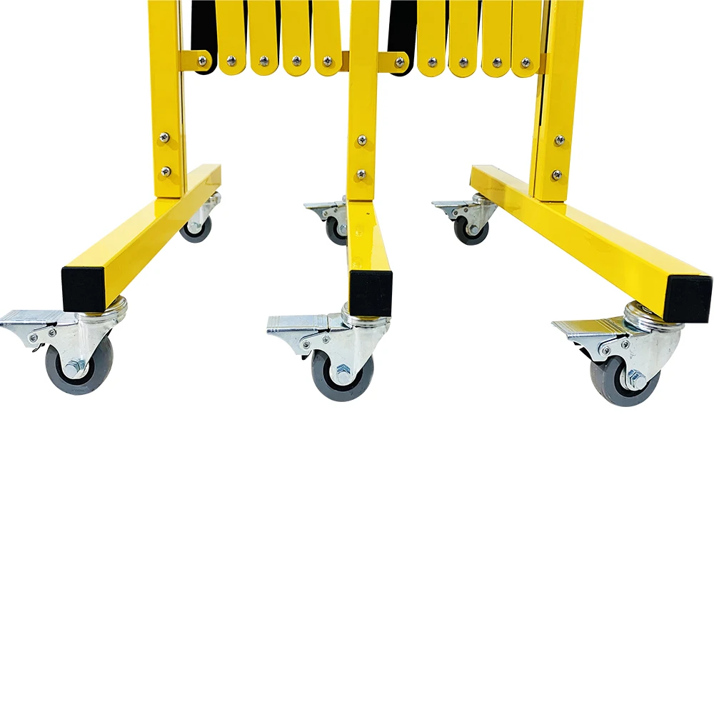 Легко собранный защитный складной баррикад, контроль толпы, безопасный парковочный забор, металлический раздвижной расширяемый барьер