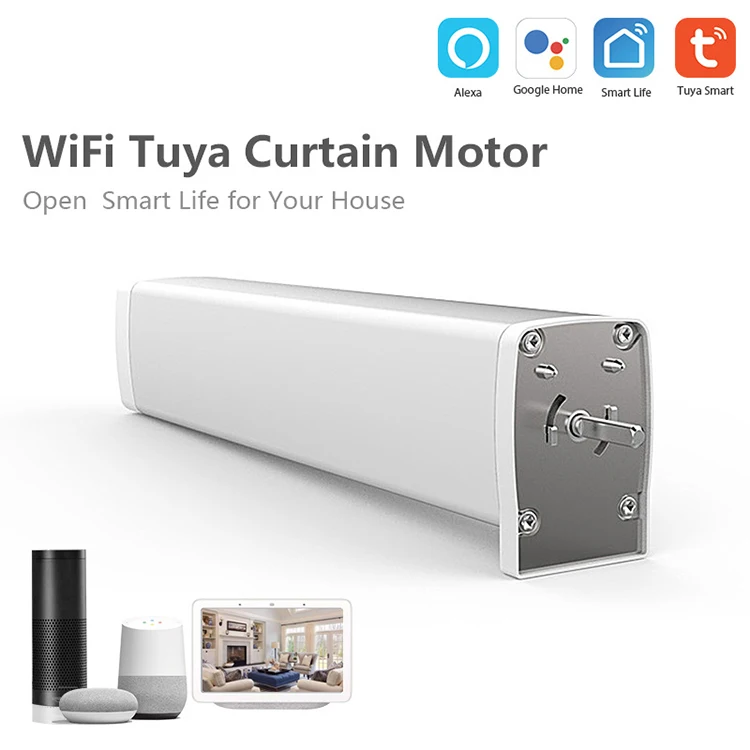 
New Design Curtain Motor WiFi Control Electric Curtain Motor Tuya Smart WiFi Curtain Motor 