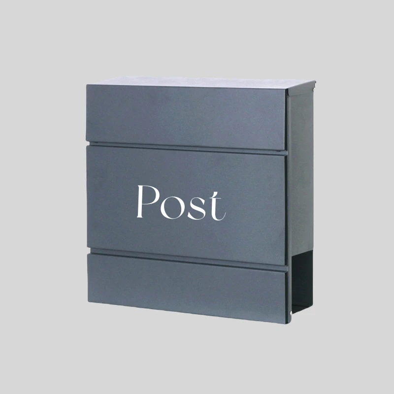 High quality stainless steel wall mounted post box parcel box mail box metal outdoor