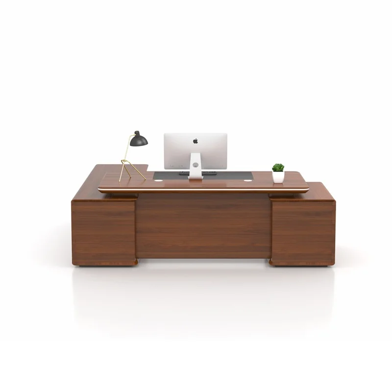 Factory Supply Durable Wooden Modern Director Table CEO Office Desk Office Boss Desk