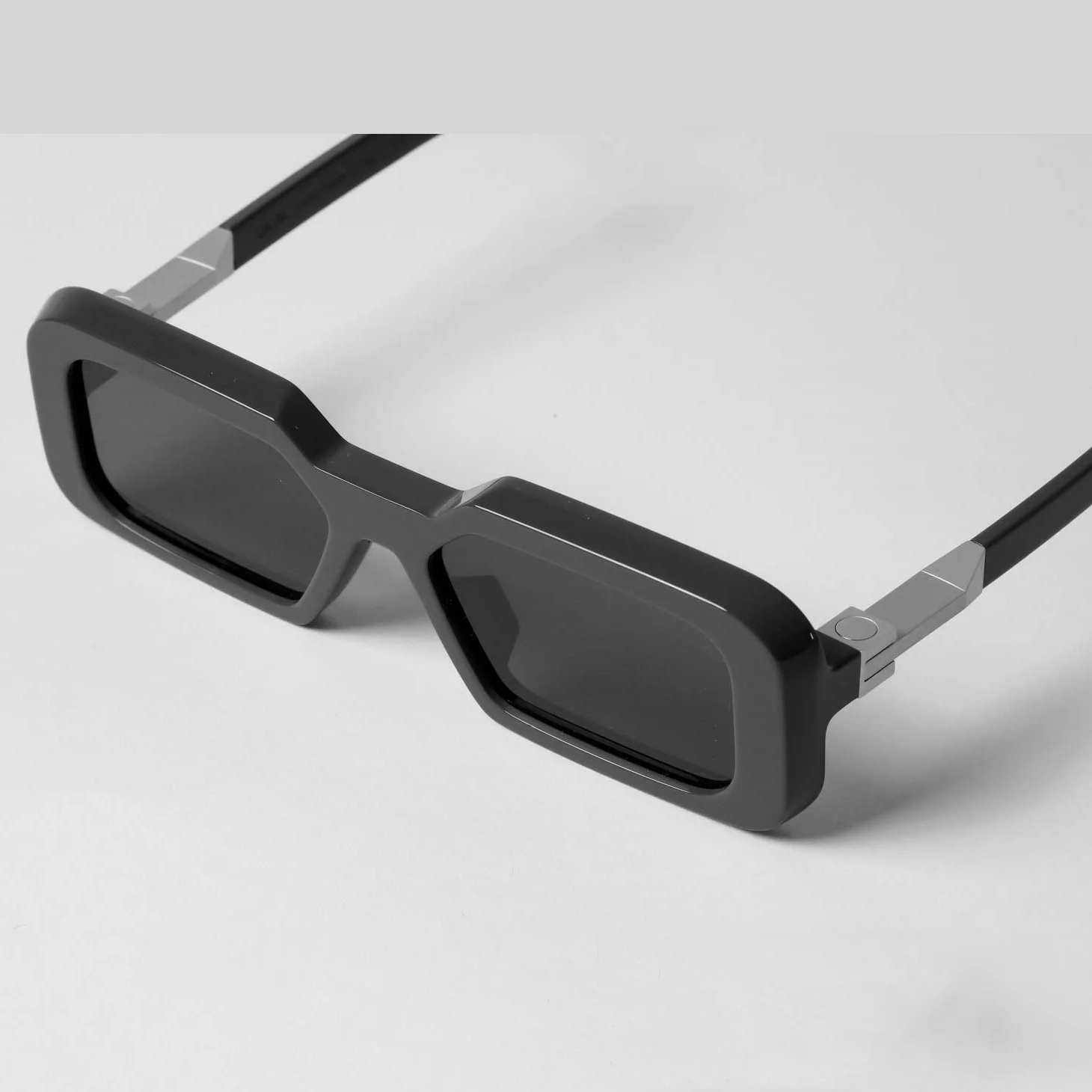 LMA New Vintage Wholesale Custom Logo Rectangle Shades Fashion Brand Designer Retro Square Thick Frames Sunglasses for Women Men