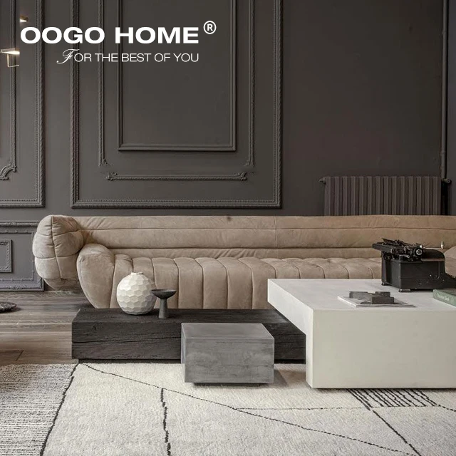 
Dubai Modern Puff Sofa L Shape Living Room Sofa Sets 