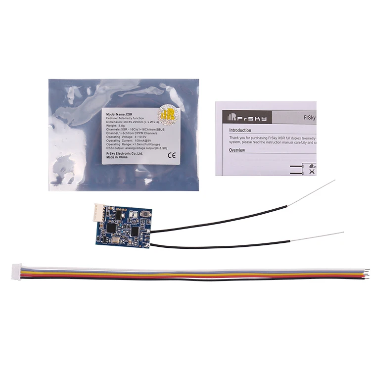 Новинка ресивер FrSky XSR 2 4 ГГц 16CH ACCST QAV w/ S-Bus и CPPM особенно для поддержки мини-мультикоптера X9D X9E X9DP X12S X