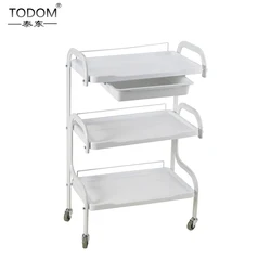 Wholesale custom facial furniture furniture spa white hairdressing cart beauty hair salon trolley