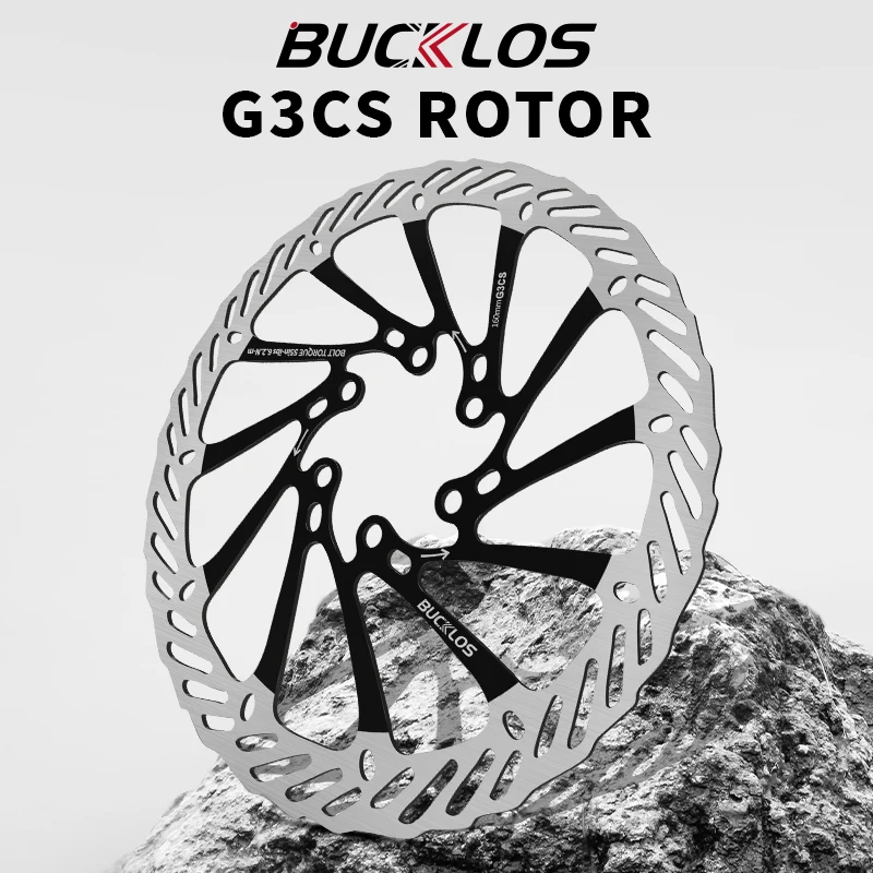 OEM/ODM BUCKLOS G3 Mtb Brake Disc 160MM 180MM 203MM Bicycle Hydraulic Disc Brake Rotors with 6 Bolts Ultralight Bike Brake Disc