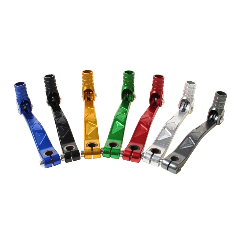 RTS Dirt Pit Bike CNC Aluminum Folding Gear Shift Lever For BSE Apollo Xmotos SSR CRF KLX 50 70 90 110 125 140 150 160cc